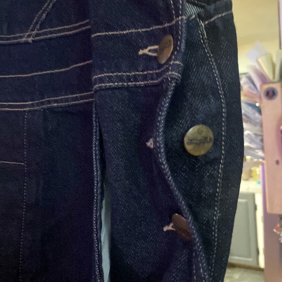 VTG Sean John denim jumpsuit Mens XL hip hop Long Sleeve Straight Leg Overalls - Picture 7 of 7